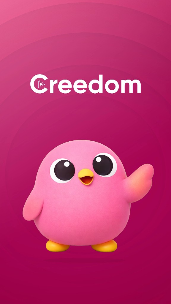 Creedom app splash preview